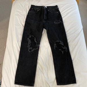 Agolde 90’s Mid Rise Loose Fit in Black